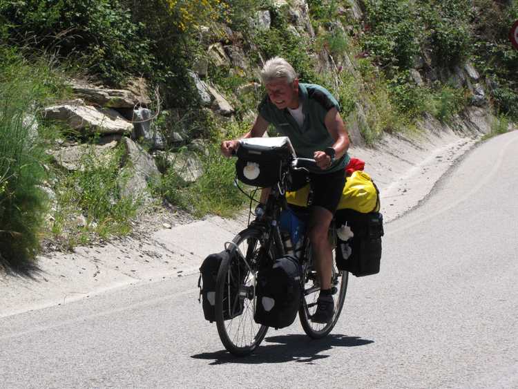 Pelgrim Tom op weg naar Santiago