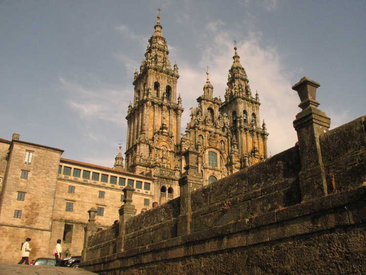 De kathedraal van Santiago de Compostela